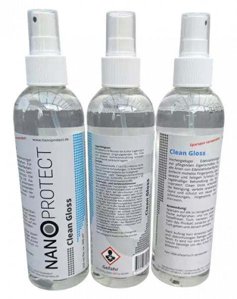 Einsatzbereich Gastronomieküche Edelstahlgeräte gepflegt mit Clean Gloss